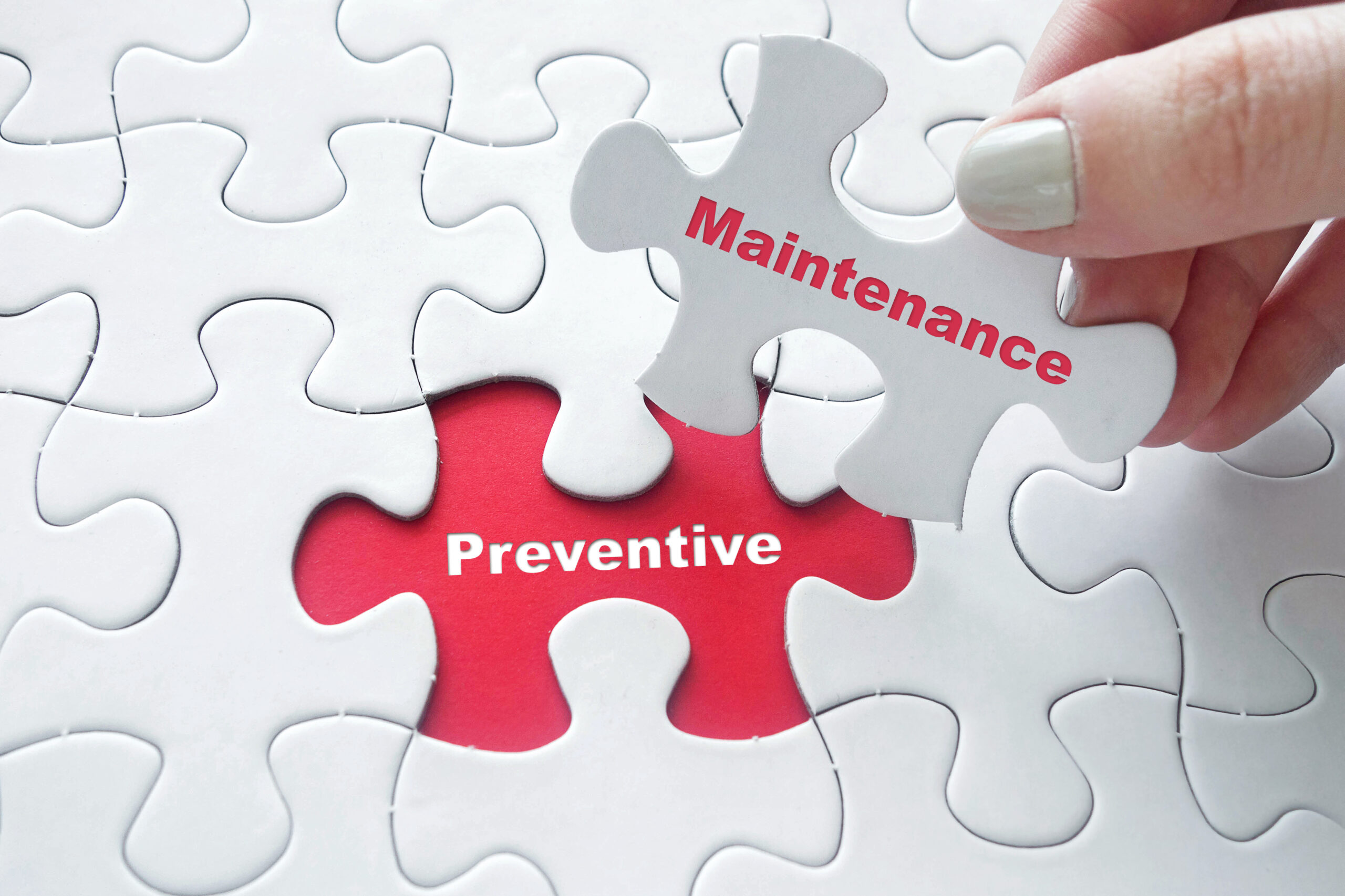 A puzzle with the word preventive missing one piece.